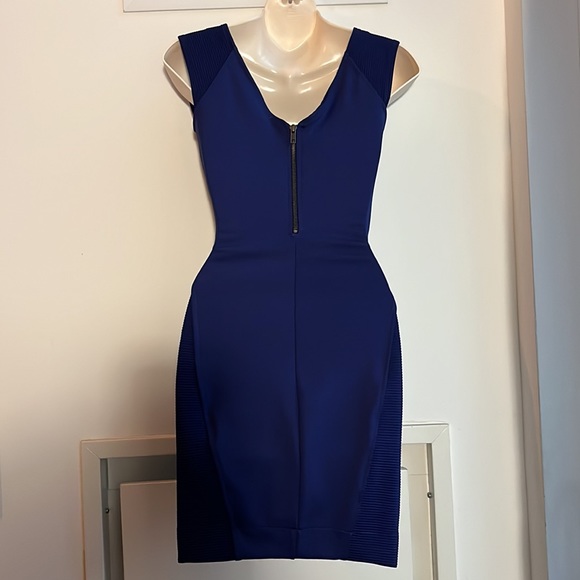 French Connection Blue Bodycon Dress - Picture 2 of 6